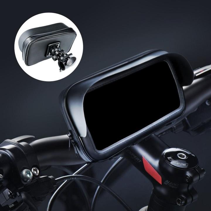 Immagine prodotto Partner Telecom Bicycle accessory OEM Bike holder waterproof with zip and hood ( 4,8" - 5,5" ) black