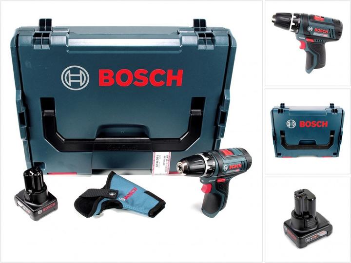 Produktbild Bosch Professional GSR 12V-15 Akku Bohrschrauber 12V 30Nm + 1x Akku 6,0Ah + L-Boxx - ohne Ladegerät