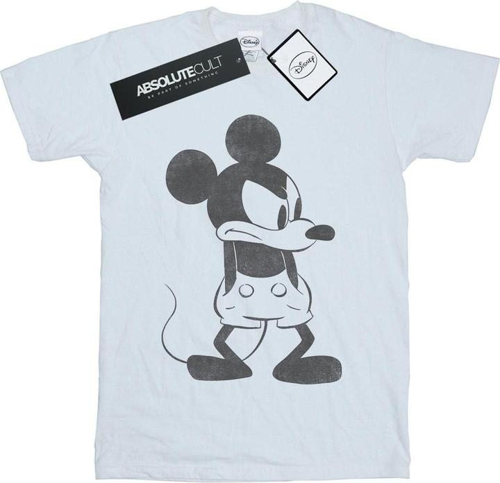 Actual product image Disney Mens Mickey Mouse Angry T-Shirt (S)
