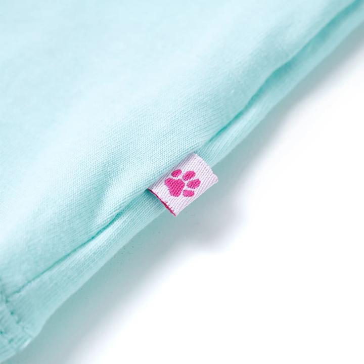 Image du produit vidaXL T-shirt enfant bleu clair 140,Matière : 95% coton. 5 (140)