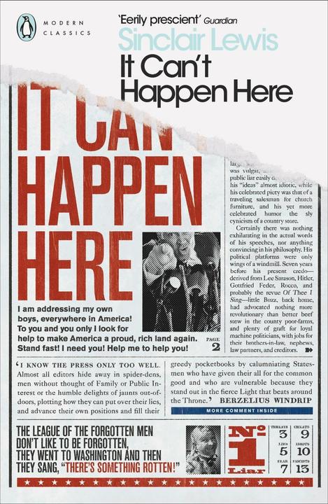 Produktbild It Can't Happen Here (Englisch, Sinclair Lewis, 2017)