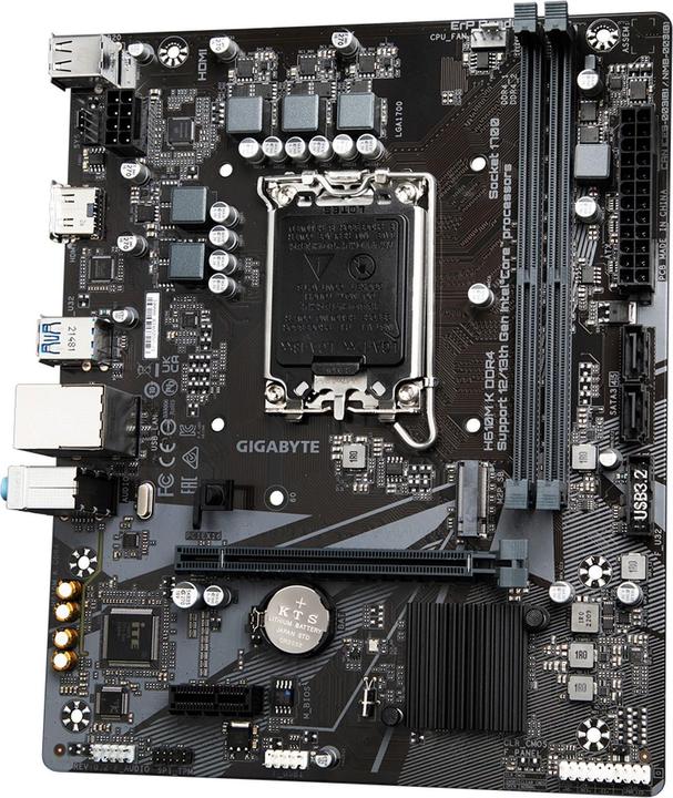 Produktbild Gigabyte H610M K DDR4 (LGA 1700, Intel H610 Express, mATX)