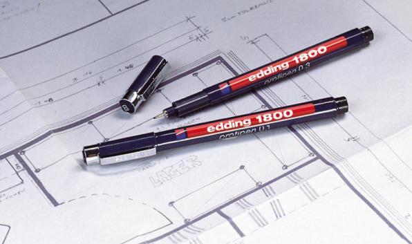 Produktbild Edding 1800 (Rot, 10 x)