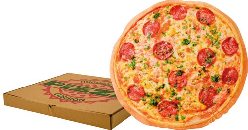 Produktbild United Labels Teenage Mutant Ninja Turtles Pizza (40 x 40 cm)