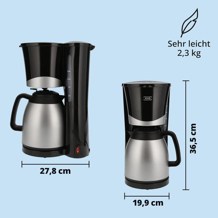 Actual product image KHG Coffee Maker TKA-101SS