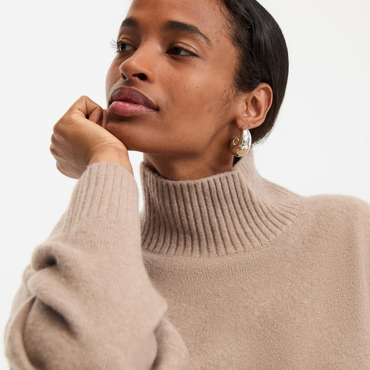 Immagine prodotto La Redoute Collections Strickkleid mit Stehkragen (S)