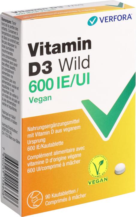 Actual product image Wild Pharma D3 (90 pcs., Pills, 25 g)