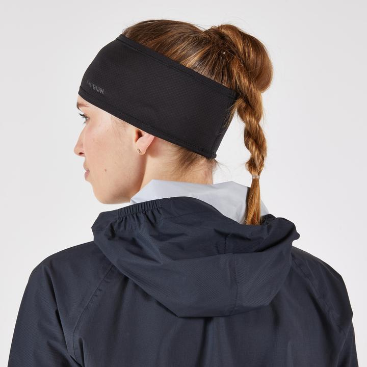 Image du produit Kiprun Bandeau running chaud adulte - warm+ V2 noir