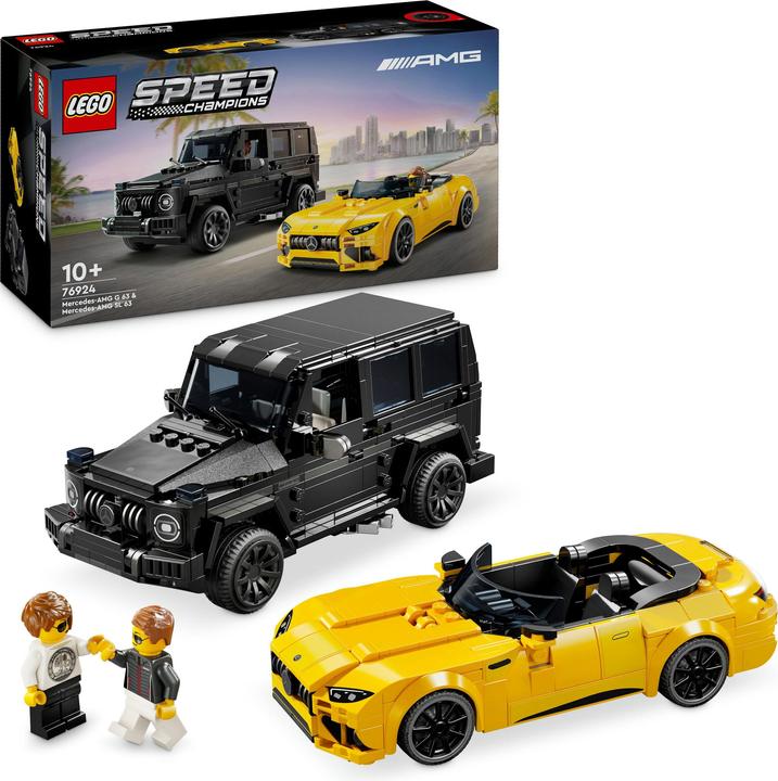 Produktbild LEGO Mercedes-AMG G 63 & Mercedes-AMG SL 63 (76924, LEGO Speed Champions)