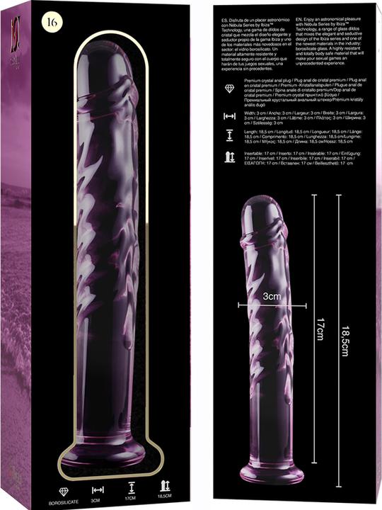 Produktbild Ibiza Nebula Series By ™ - Modell 16 Dildo Borosilikatglas 18,5 X 3 cm Rosa