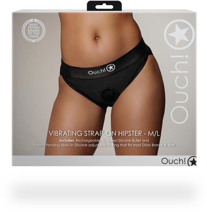 Image du produit Ouch! Vibrating Strap-on Hipster - M/L