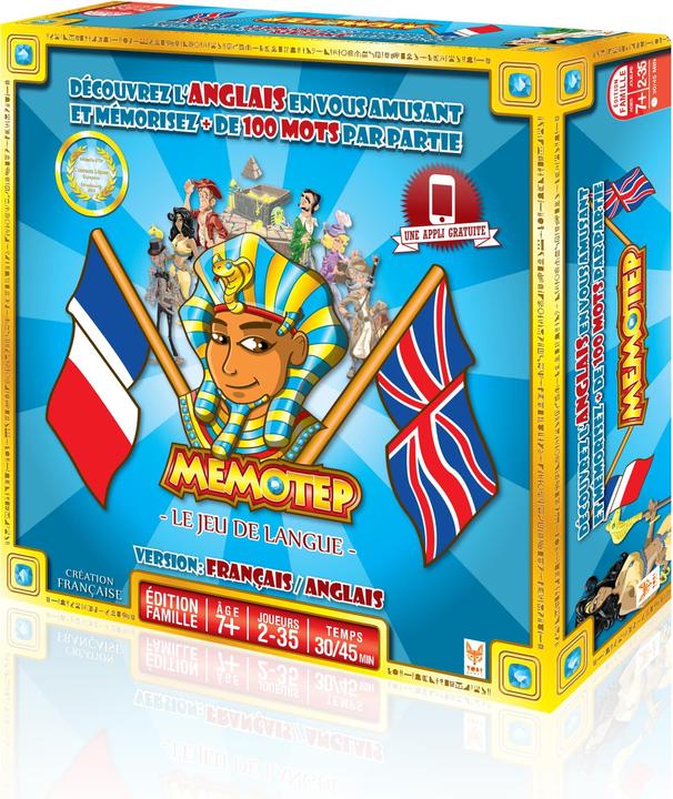 Image du produit Topi games Memotep Francais-Anglais (Français, Anglais)