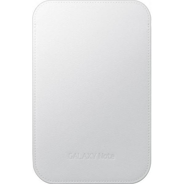 Samsung Leather Pouch Cover (Galaxy Note), Tablet Hülle, Weiss