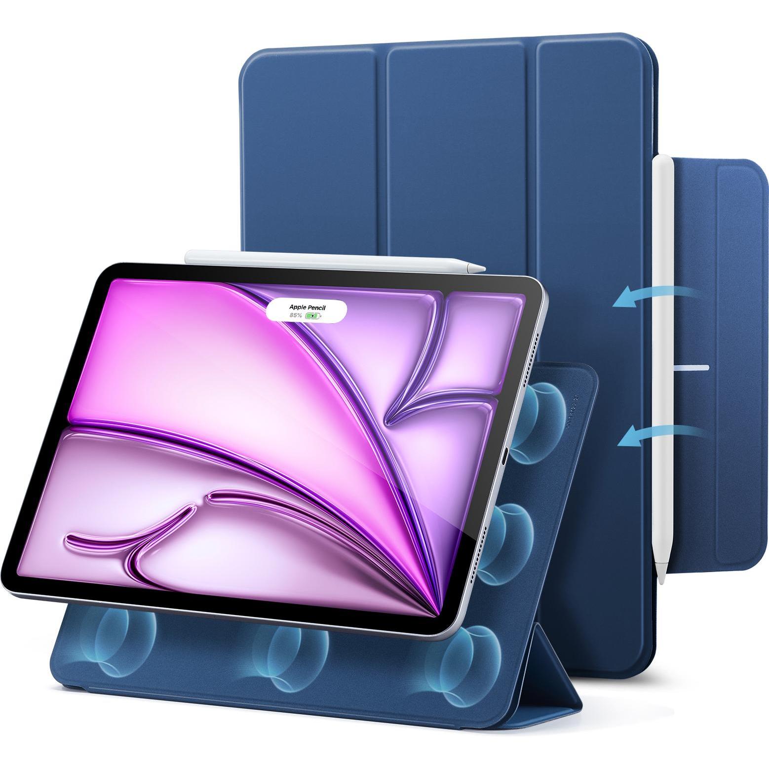 ESR - Rebound Magnetic - iPad Pro 12.9 (2020/2021/2022) / Air 13 (2024) / Air 13 (2025) - Navy Blue (Apple iPad Pro 12.9 2020, Apple iPad Pro 12.9 202