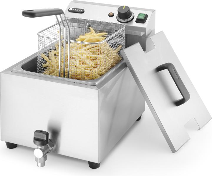 Image du produit Hendi Friteuse Profi Line avec robinet de vidange 8 l 230V-3500W