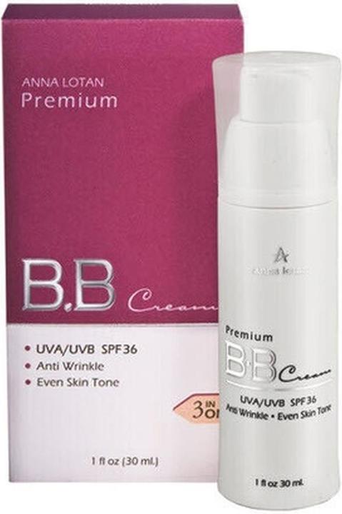 Anna Lotan Premium BB Cream UVA/UVB SPF36 Medium 30ml 1oz (Mattschwarz + Co2)