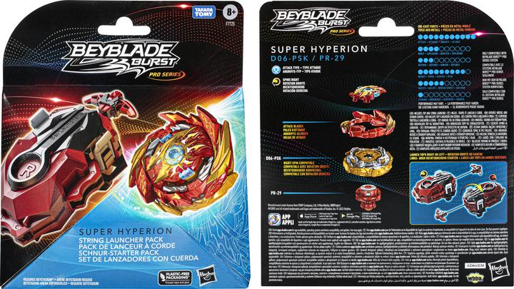 Actual product image Hasbro Bey Pro Series Super Hyperion String Lau (German)