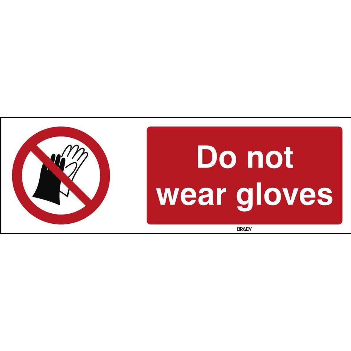 Brady, Sicherheitskennzeichnung, ISO Safety Sign - Do not wear