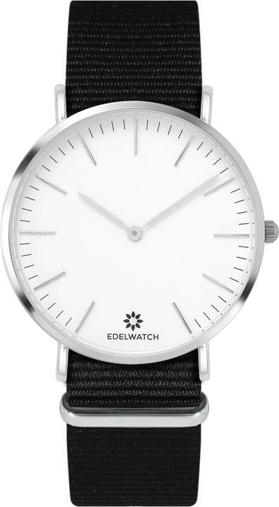 Image du produit Edelwatch Montre 41 mm (Men) cadran doré fond noir (pile non incluse) Bracelet noir (41 mm)