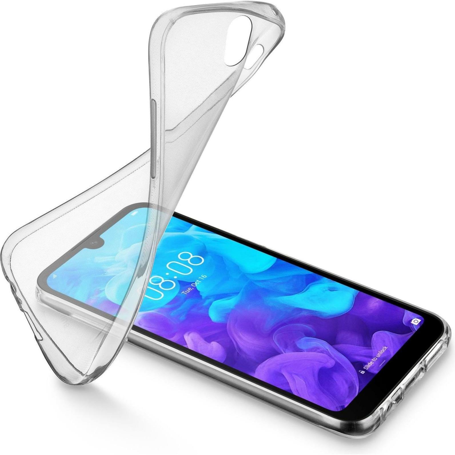Cellularline SOFTY519T Backcover Huawei Y5 2018 Trasparente (Huawei Y5 (2018)), Cover smartphone, Trasparente