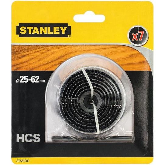 Thumbnail - Stanley, Lochsäge, HSS hole saw for wood - fi = 25/32/38/45/50/56/62 mm (25, 32, 38, 45, 50, 56, 62 mm)
