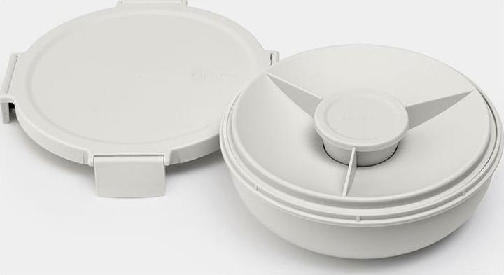 Productafbeelding Brabantia Salade Container Maak & Neem Licht Grijs (1.30 l)
