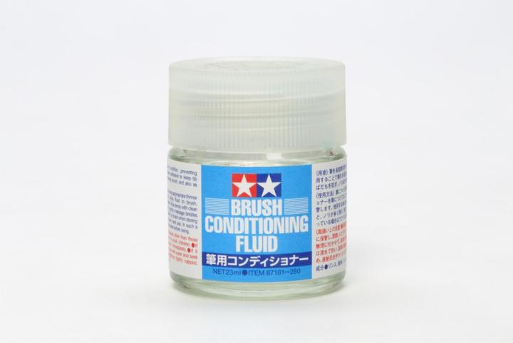 Actual product image Tamiya Care product for brush 23ml