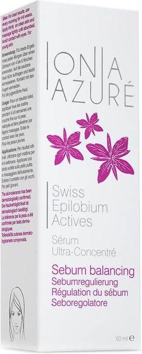 Actual product image Ionia Azuré Swiss Epilobium Actives Sebum Balancing Serum (50 ml)