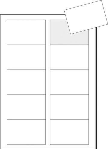 Sigel Biglietti da visita 100+20ST 85x55mm (120 x, A4)