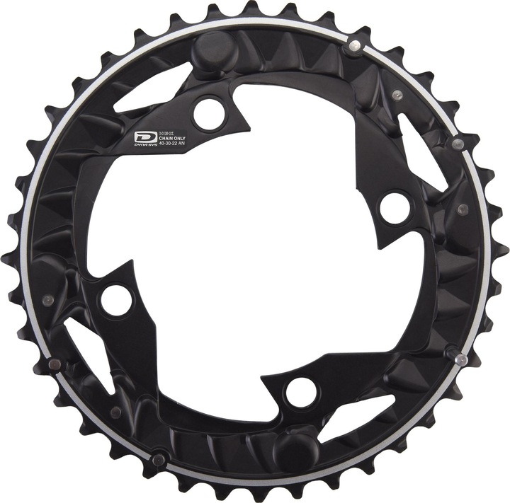 Actual product image Shimano Chainring Deore FC-M612 40 T, 96mm (40)