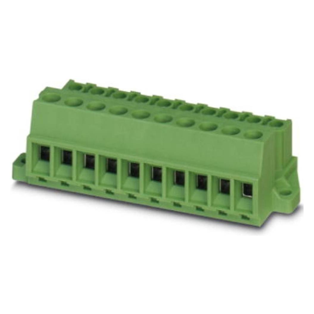 Phoenix Contact Verde Plug-In Terminal Block, Direct Mount 8W, Cavo + Spina Elettrica,