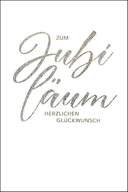 Produktbild ABC Glückwunschkarte Jubiläum 12.5 x 17.6 cm (1 Stk.)