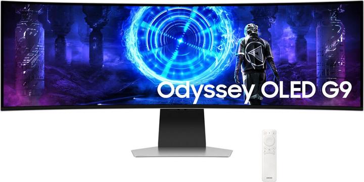 Actual product image Samsung Odyssey OLED G9 - G95SD (5120 x 1440 pixels, 49")