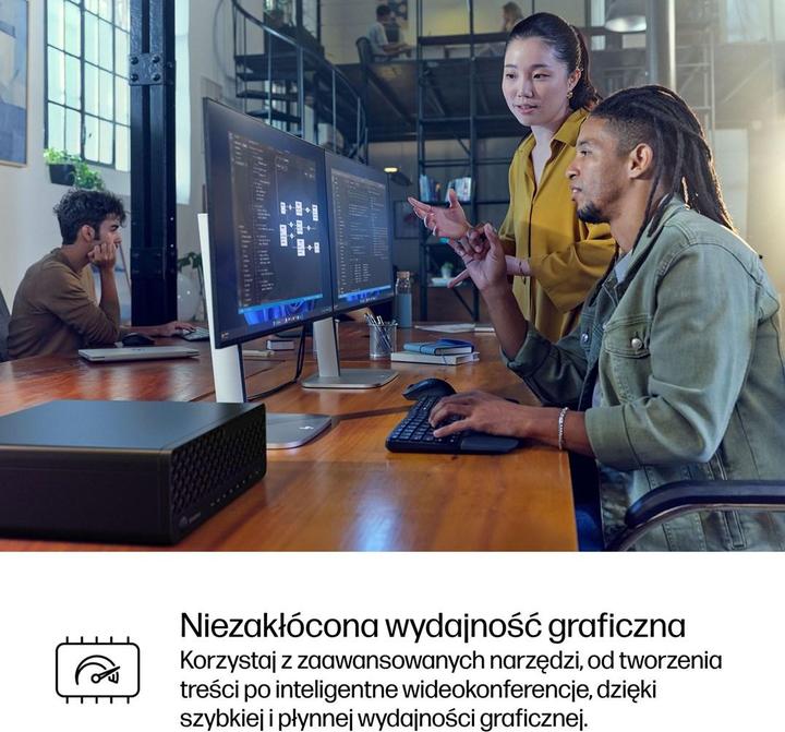 Actual product image HP EliteDesk 8 SFF G1i Desktop AI PC (1000 GB, 16 GB, Intel Core Ultra 7 265)