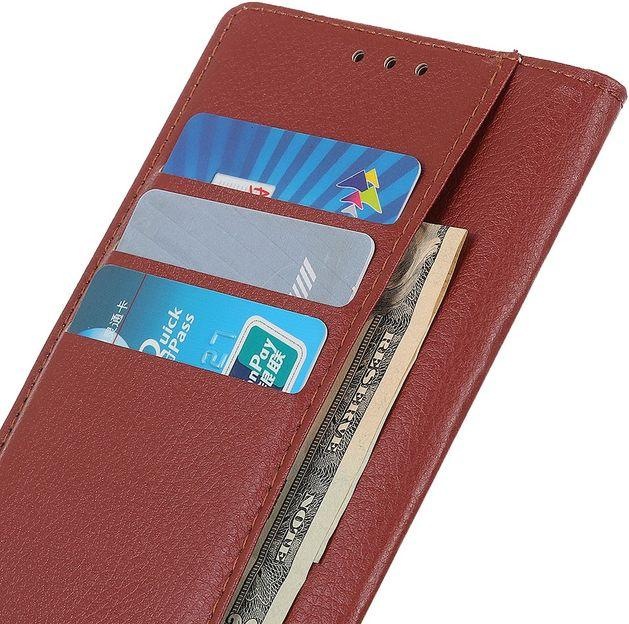 Actual product image MU Classic Litchi Leather Bookcover Series (Xiaomi Redmi Note 9T 5G, Xiaomi Redmi Note 9 5G)