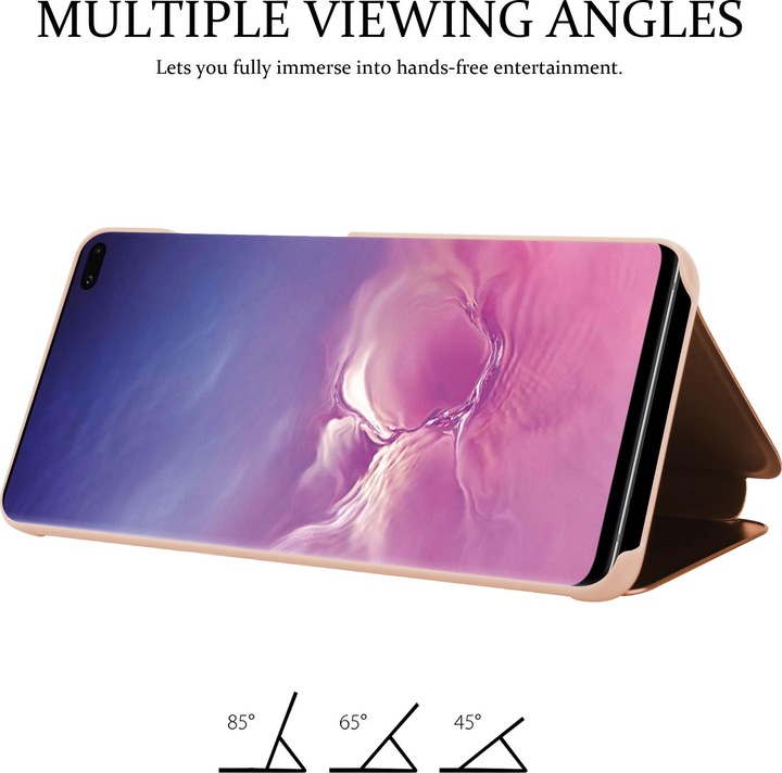 Produktbild Cadorabo Book Smart View Spiegel Cover (Samsung Galaxy S10+)