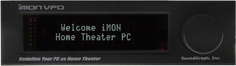 Actual product image SoundGraph iMon VFD 5.25 inch multimedia controller - black