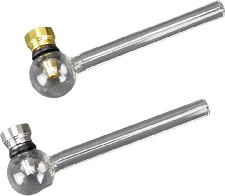 Tamar Glaspfeife mit Metalkopf