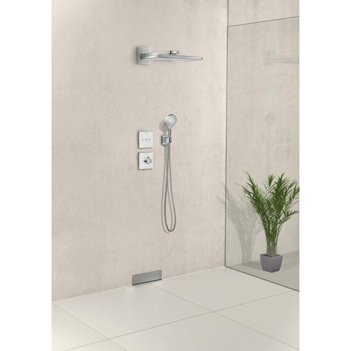 Thumbnail - hansgrohe, Duschbrause, Rainmaker Select 460 2jet Kopfbrause mit Brausearm weiss/chrom : Farbe - Weiss/Chrom (18 l/min)