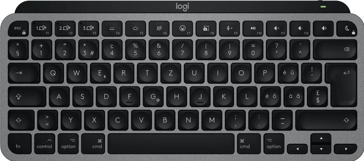 Produktbild Logitech MX Keys Mini For Mac Minimalist Wireless Illuminated Keyboard - SPACE GREY - CH - EMEA28-935 (CH, Kabellos)