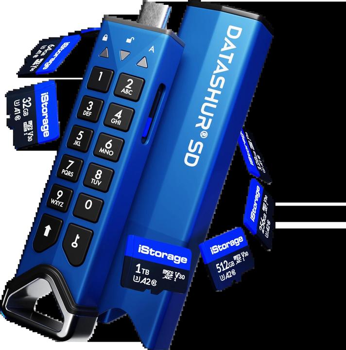 Actual product image iStorage datAshur SD Single Pack (USB-C)