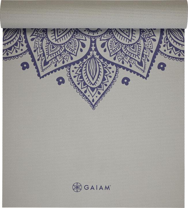 Actual product image Gaiam Sundial Flower Yoga Mat 5 mm Classic Printed (5 mm)