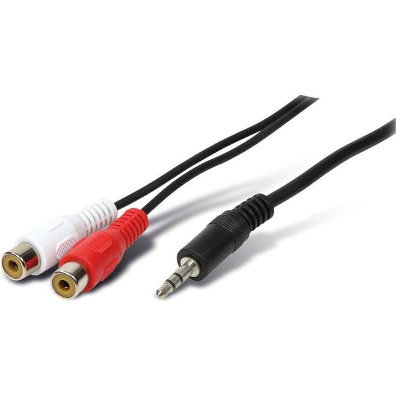 LogiLink CA Anschlusskabel (5 m, Cinch, 3.5mm Klinke (AUX)), Audio Kabel