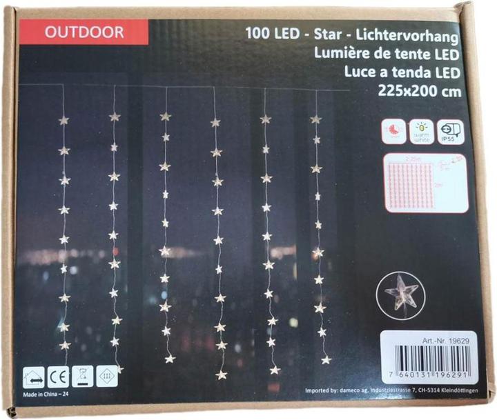 Actual product image Ekström LED light curtain (2.25 m)