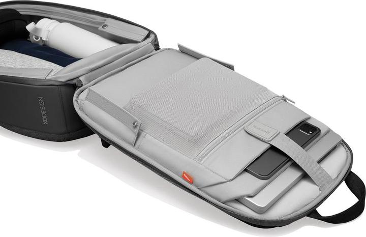 Actual product image XD Design ANTI-THEFT BACKPACK BOBBY EDGE GREY P/N: P706.2502 (17 l)