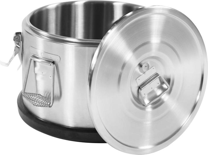 Produktbild Royal Catering Thermobehälter Thermobox Warmhaltebehälter Speisen Edelstahl 10 L Stapelbar (10 l)