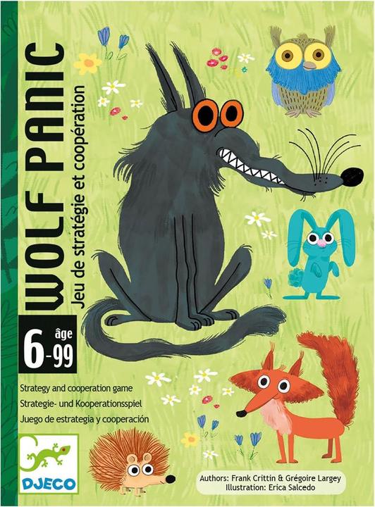 Actual product image Djeco Wolf Panic card game (mult)