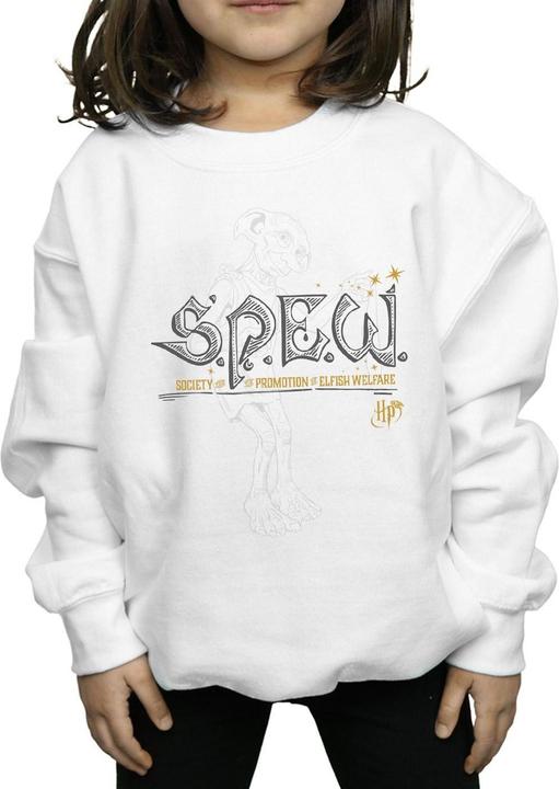 Actual product image Girls Dobby Elfish Welfare Sweatshirt (128)