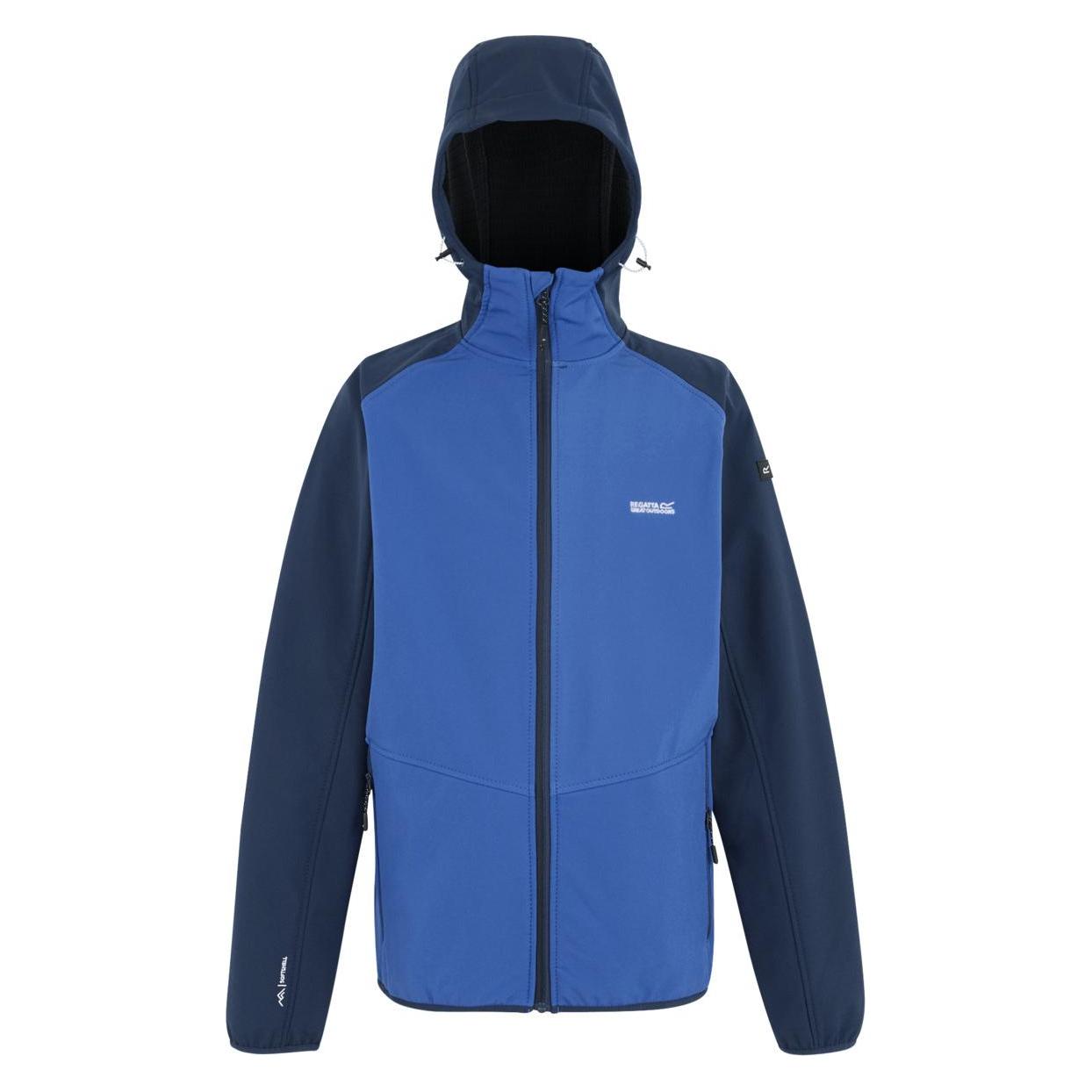 Regatta, Herren, Outdoorjacken, Arec Iii Softshell (S), Blau, Grau, S