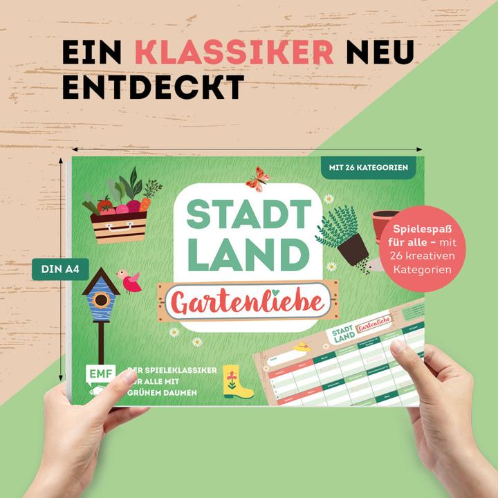Actual product image City, country, garden love - The classic game for all with green fingers (German)
